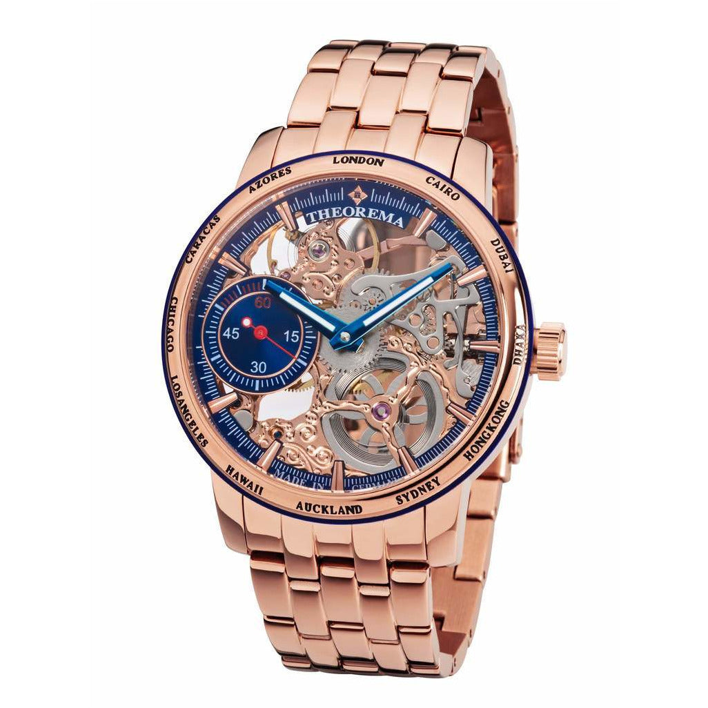 TUFINA GERMANY TORONTO THEOREMA STEEL ROSE GOLD Watch