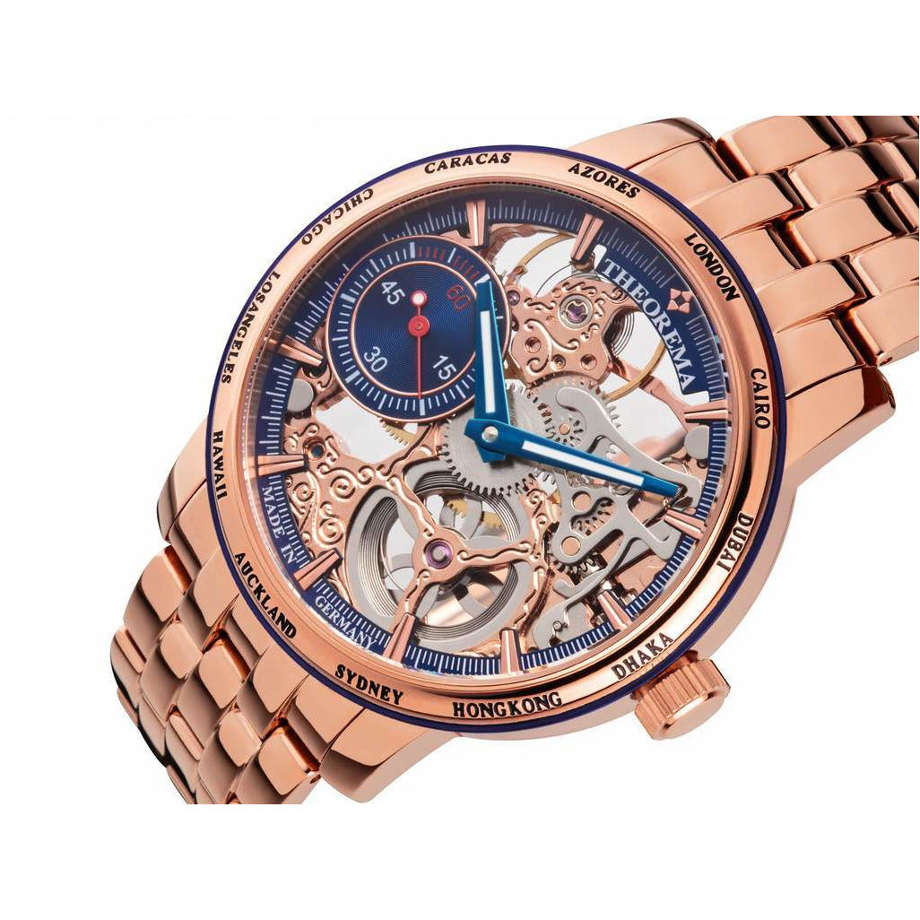 TUFINA GERMANY TORONTO THEOREMA STEEL ROSE GOLD Watch