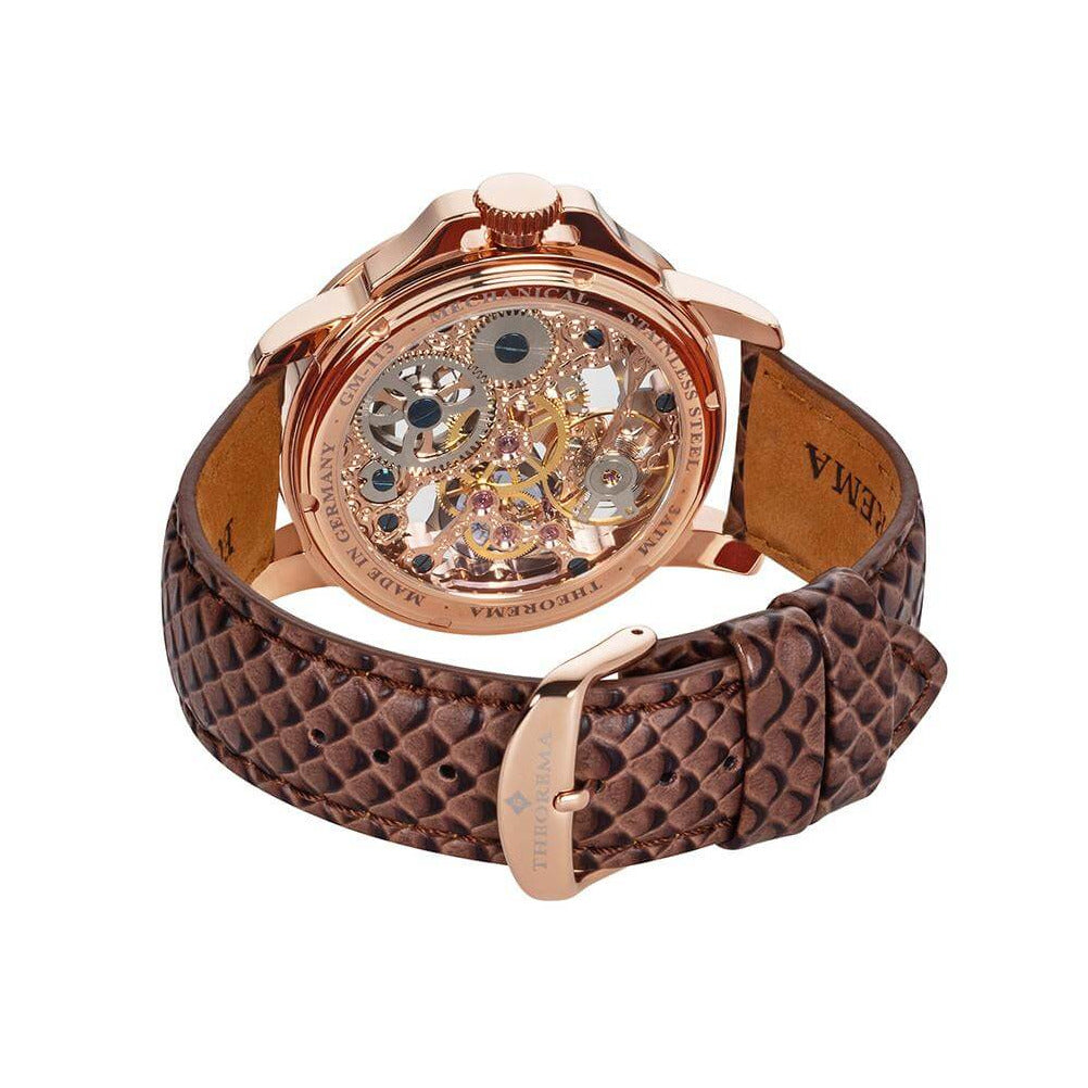 TUFINA GERMANY LAGOS THEOREMA ROSE GOLD | BROWN Watch