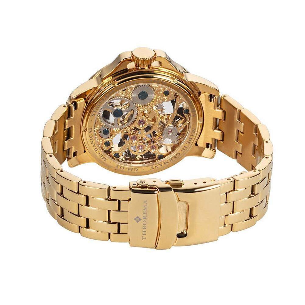TUFINA GERMANY LAGOS THEOREMA STEEL GOLD | BLACK Watch