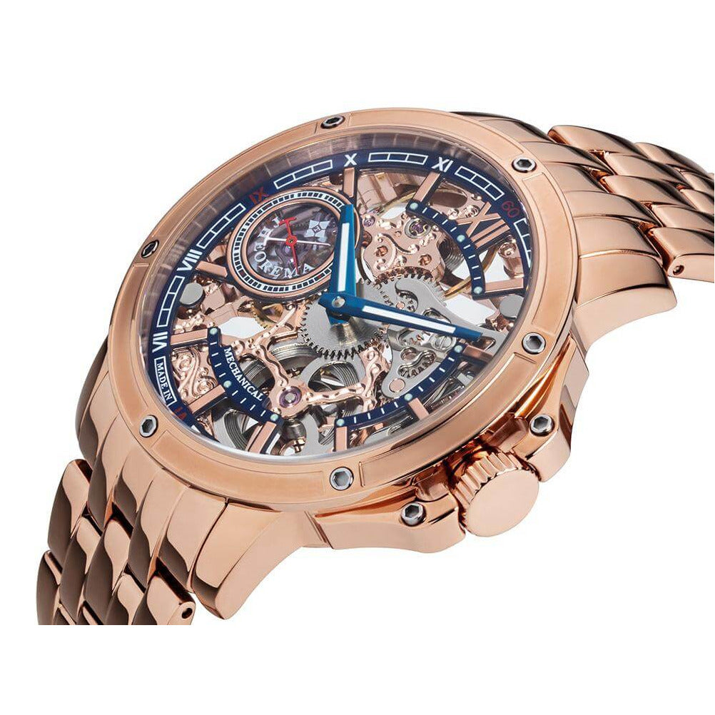 TUFINA GERMANY LAGOS THEOREMA STEEL ROSE GOLD | BLUE Watch
