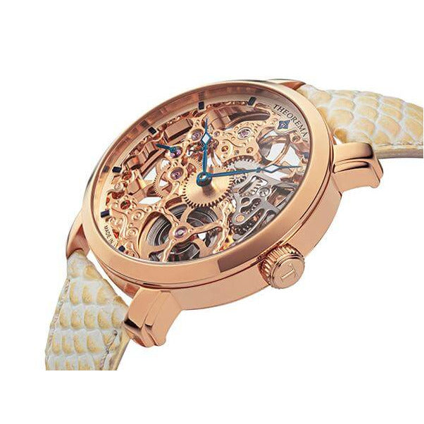 TUFINA GERMANY VENEZIA THEOREMA FULL SKELETON ROSE GOLD | BEIGE Watch