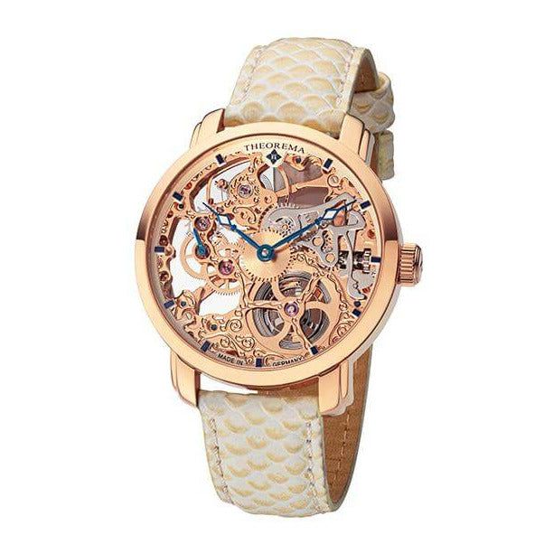 TUFINA GERMANY VENEZIA THEOREMA FULL SKELETON ROSE GOLD | BEIGE Watch
