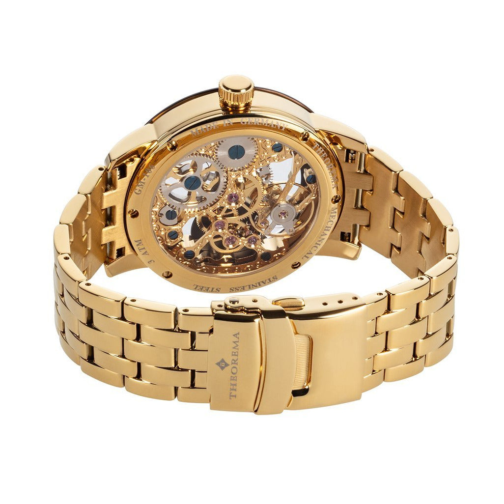 TUFINA GERMANY TORONTO THEOREMA STEEL GOLD | WHITE Watch