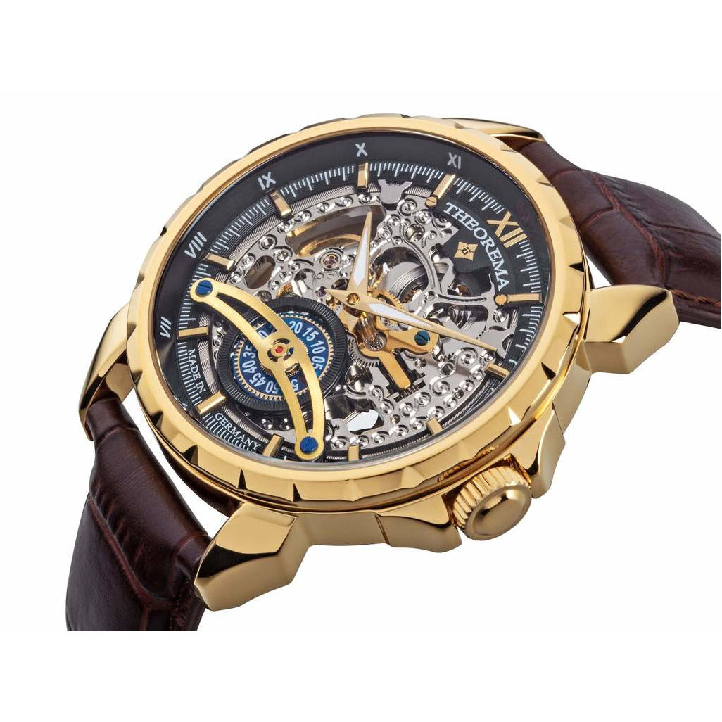TUFINA GERMANY HELSINKI THEOREMA GOLD BLACK | BROWN Watch