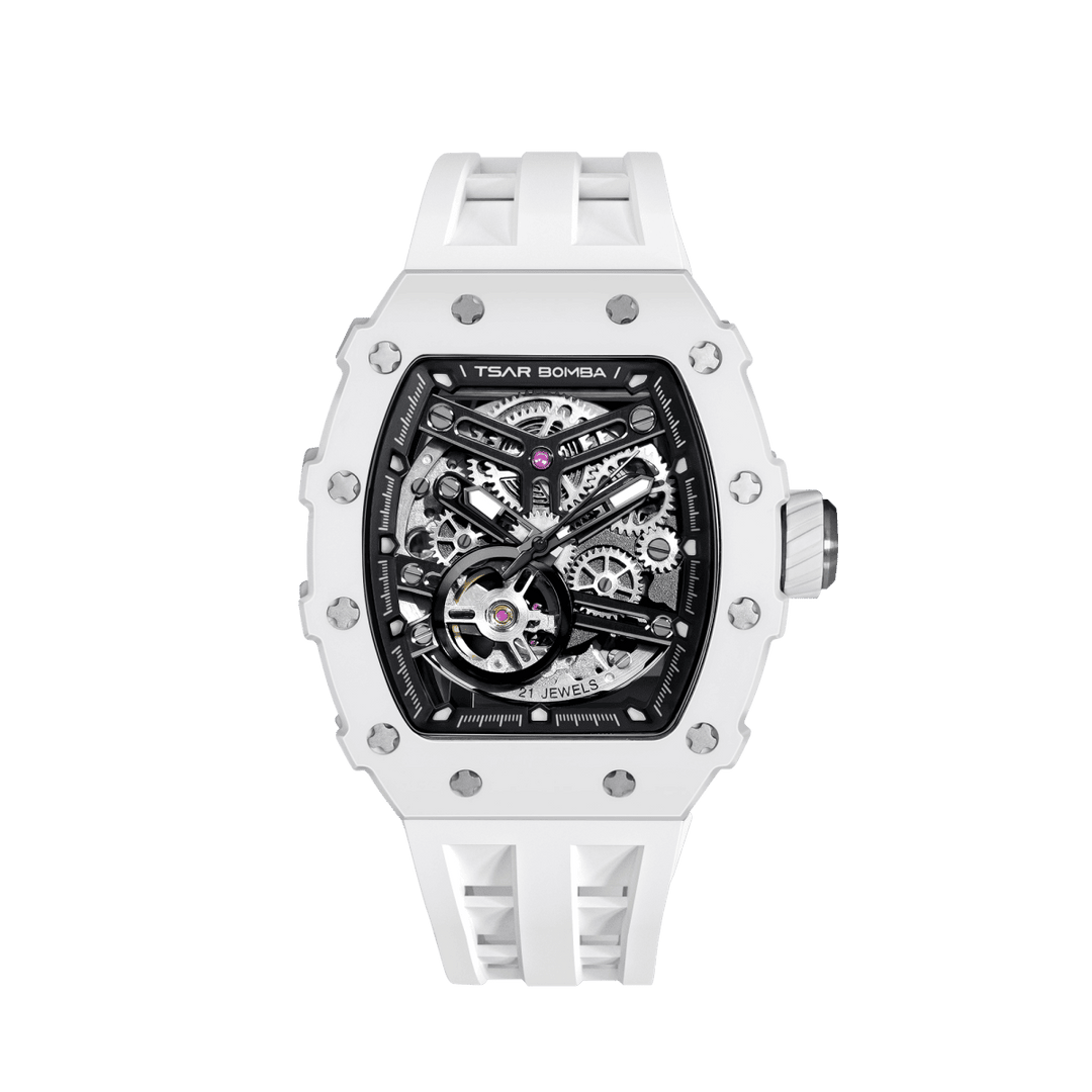 TSAR BOMBA Elemental-Ceramic Automatic Watch TB8208C