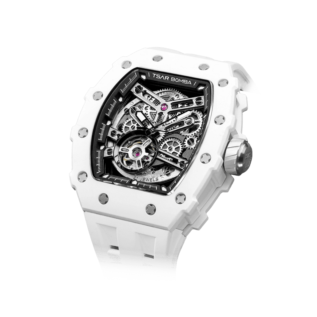 TSAR BOMBA Elemental-Ceramic Automatic Watch TB8208C