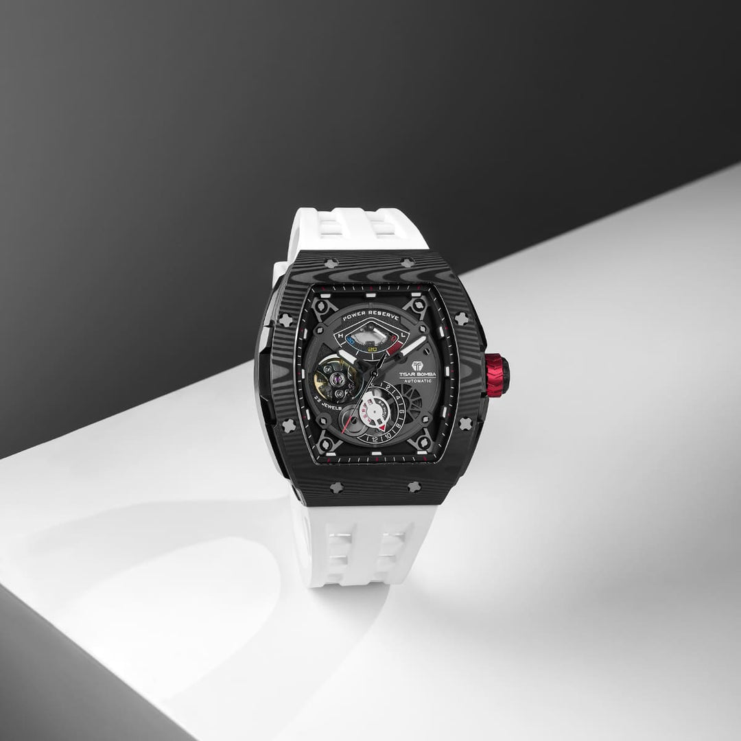 TSAR BOMBA Elemental-Carbon Fiber Automatic Watch TB8210CF