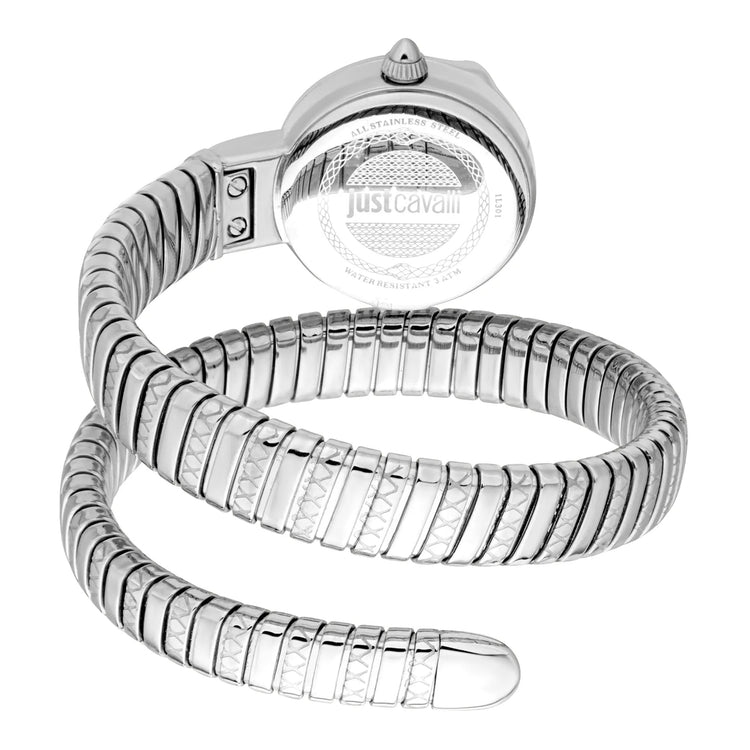 Just Cavalli Signature Snake Cerchio Snake Silver Grey image 1