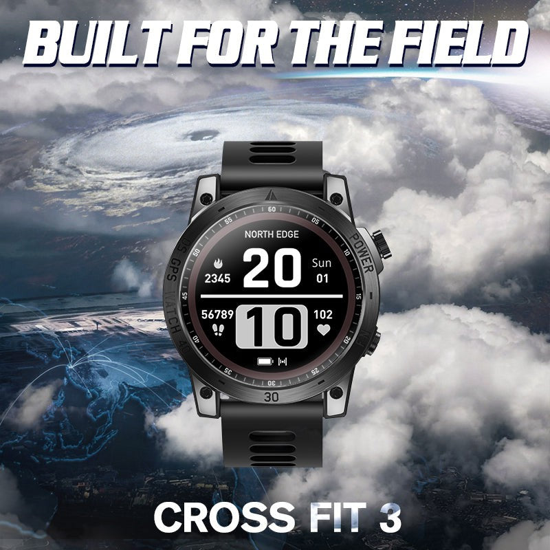 NORTH EDGE Tactical Cross Fit 3 GPS Smart Watch image 3