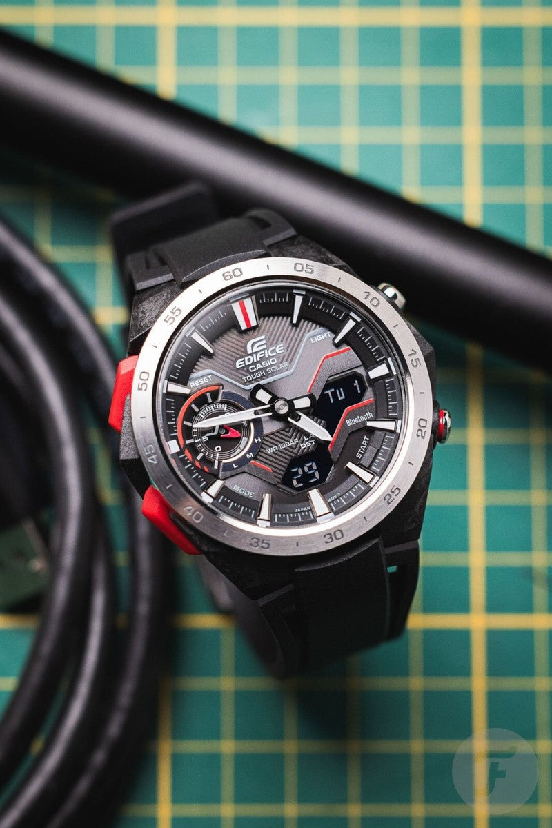 CASIO Men's Edifice Windflow Bluetooth Solar Watch image 4