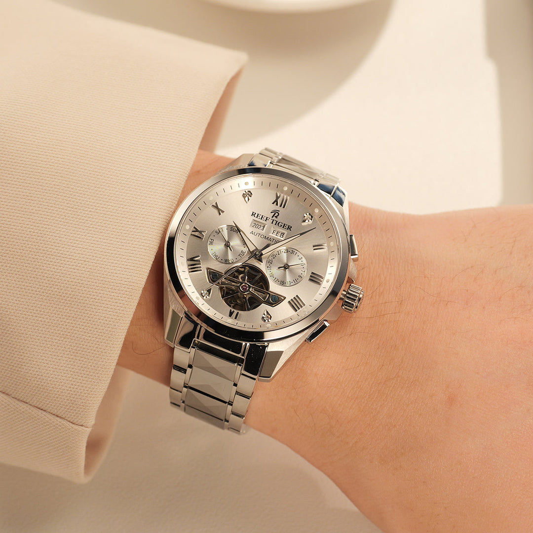 Reef Tiger Men's Classic Motion Day Date Automatic Watch RGA8235 image 4