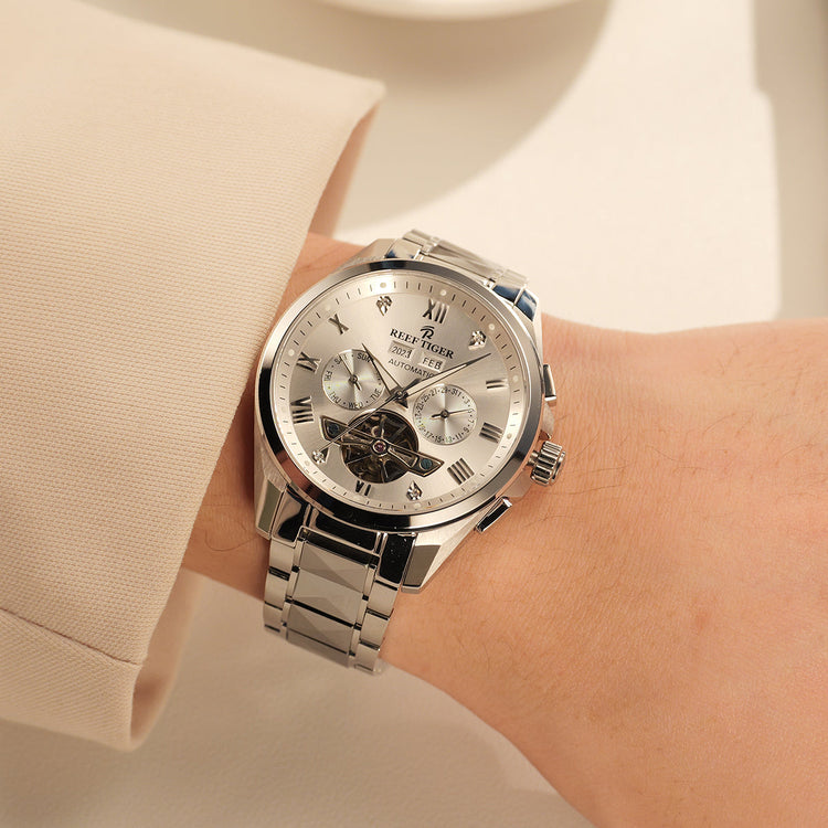 Reef Tiger Men's Classic Motion Day Date Automatic Watch RGA8235 image 4