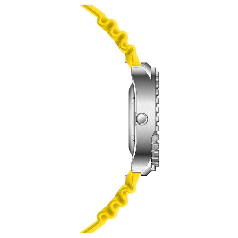 RIEDENSCHILD PRECISION INSRUMENTS GERMANY Divers Taucheruhr 1000m Helium Valve Watch Yellow image 3