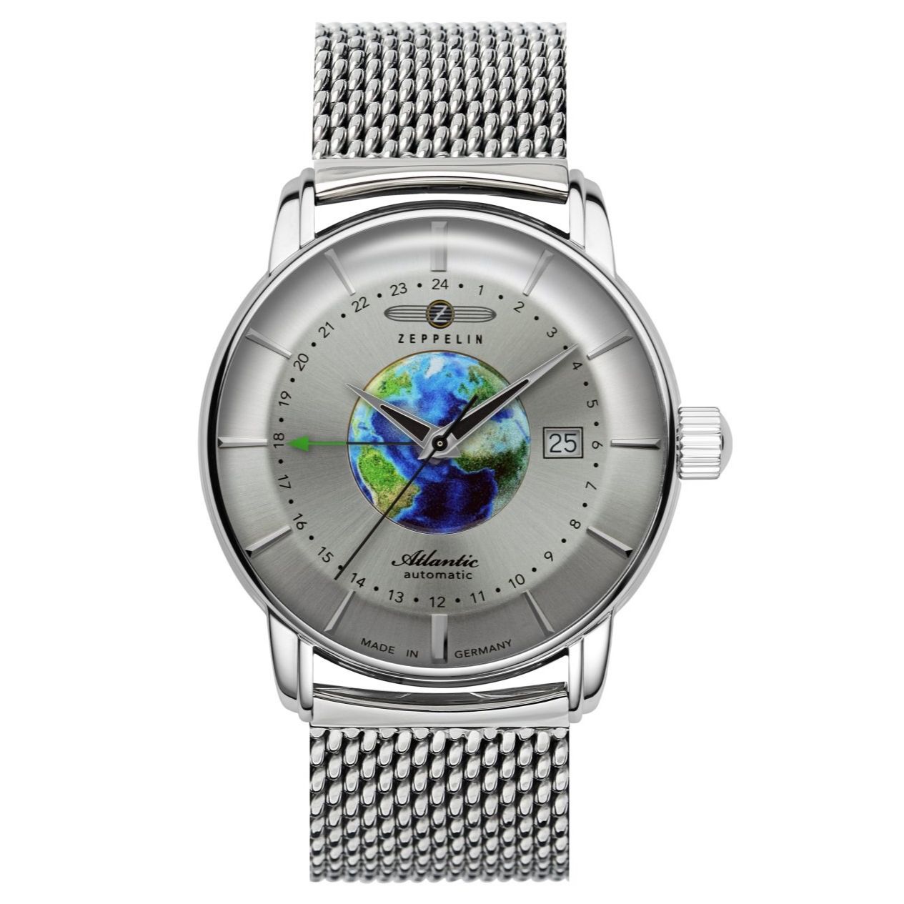 ZEPPELIN Atlantic Automatic GMT Date Watch Milanese Bracelet 8468M1 image 0