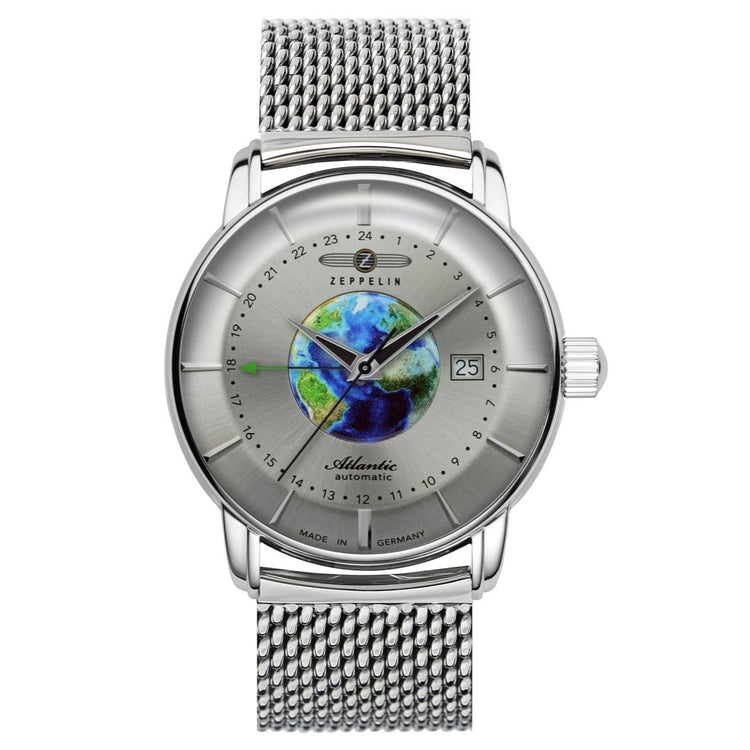 ZEPPELIN Atlantic Automatic GMT Date Watch Milanese Bracelet 8468M1 image 0