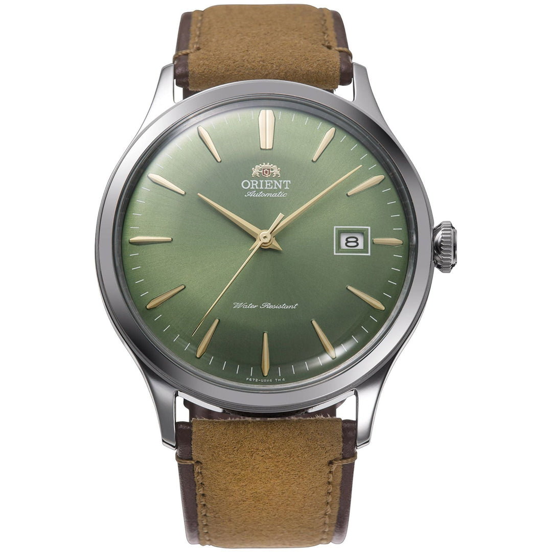 ORIENT Men's Automatic Bambino Leather Watch RA-AC0P01E image 0
