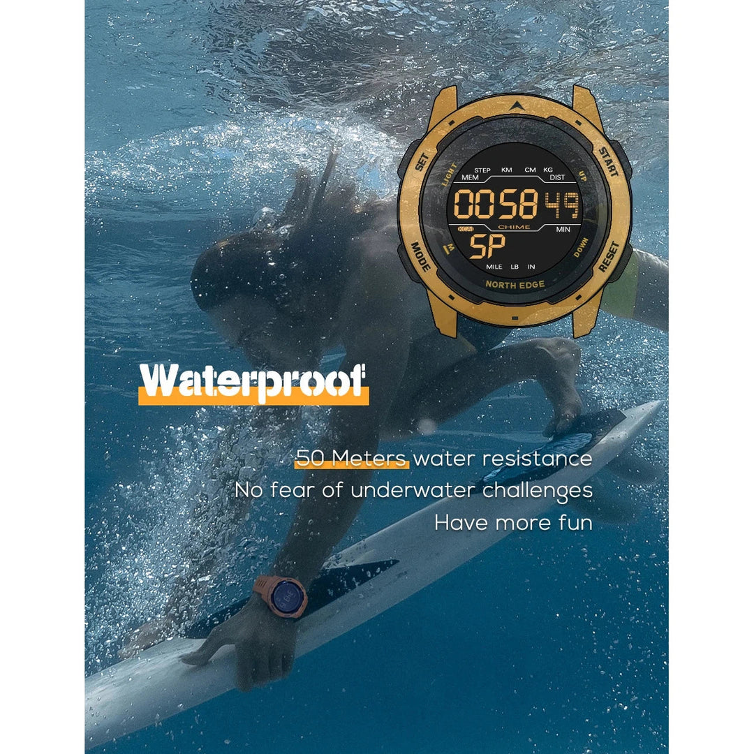 NORTH EDGE Tactical Mars Watch Yellow image 10