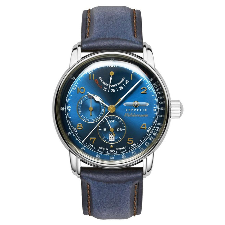 ZEPPELIN Men's Mediterranee 1921 Automatic Power Reserve Watch 96903 image 0