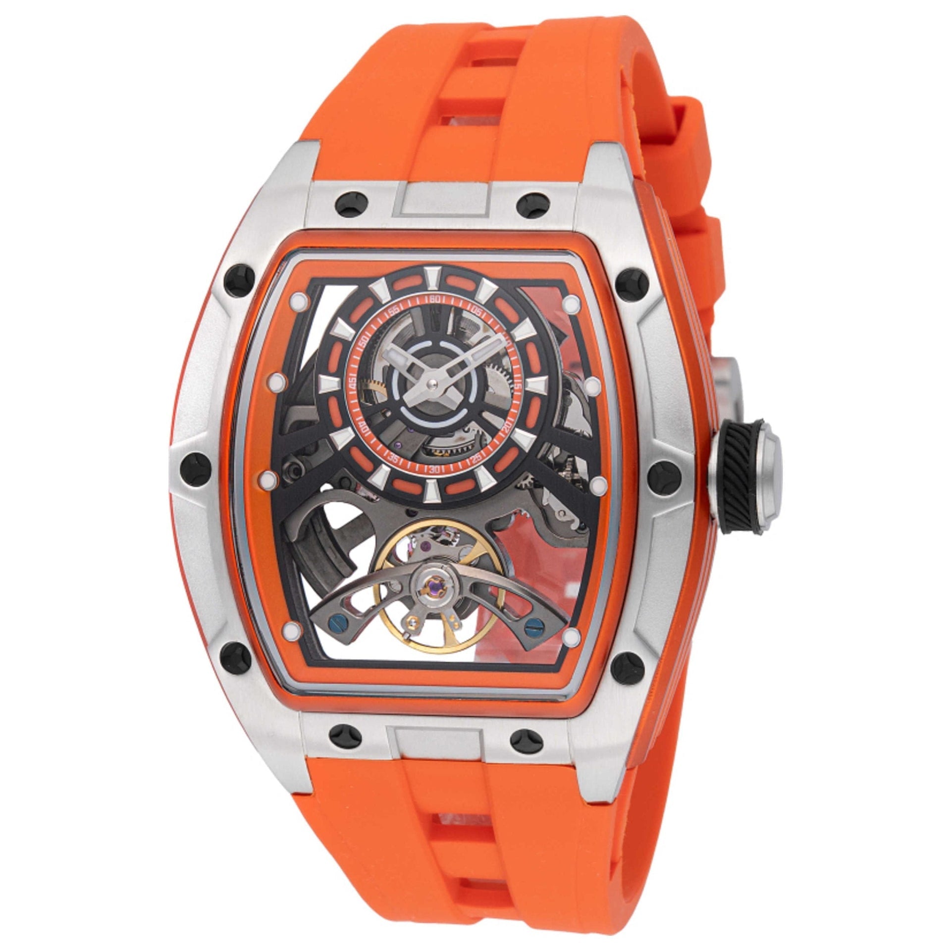 Invicta Men’s S1 Rally 44mm Dante Skeleton Automatic Watch Orange image 0