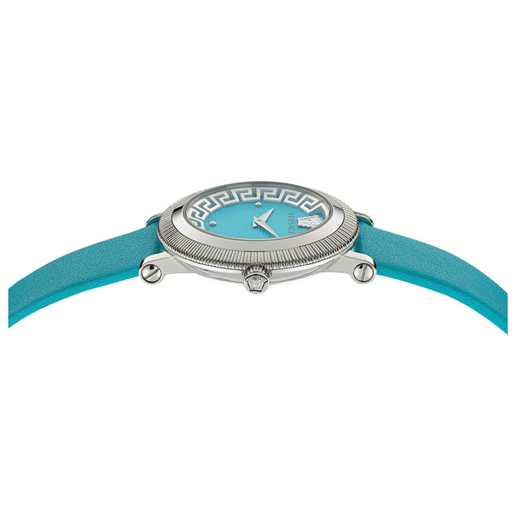 Versace Women's Greca Flourish 35mm Blue Quartz Watch image 3