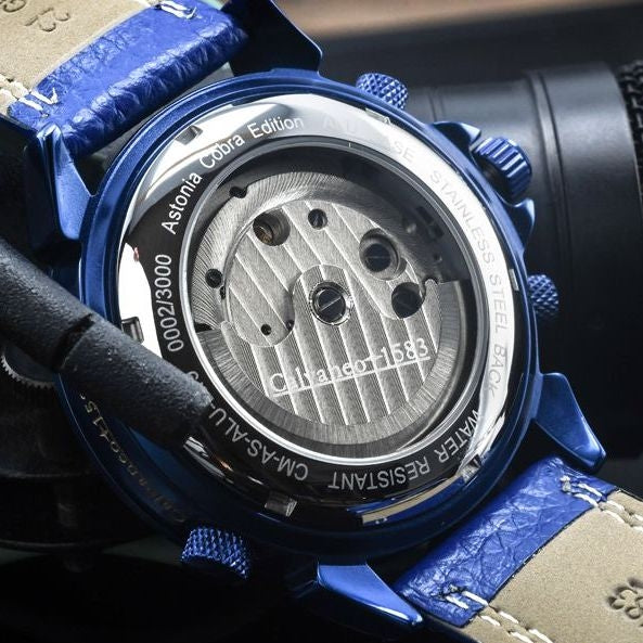 CALVANEO 1583 Astonia Blue Cobra Collectors Edition Watch