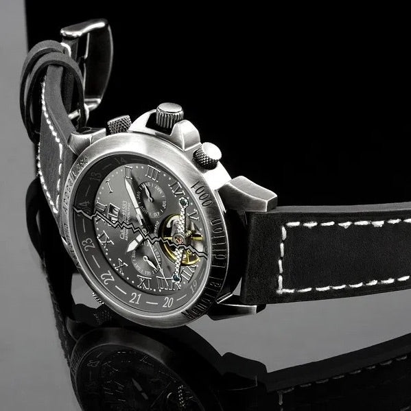 CALVANEO 1583 Astonia Apocalypse Silver Memorial Edition Watch