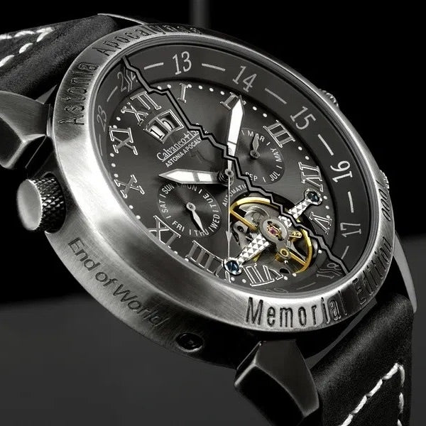 CALVANEO 1583 Astonia Apocalypse Silver Memorial Edition Watch