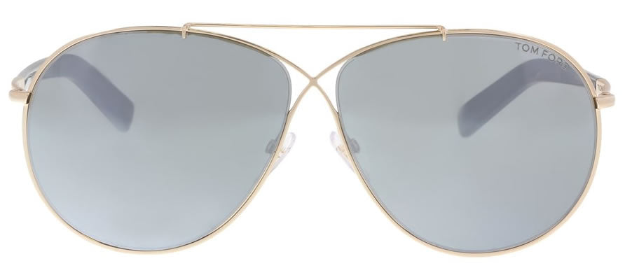 TOM FORD Women's Eva Goldtone Sunglasses