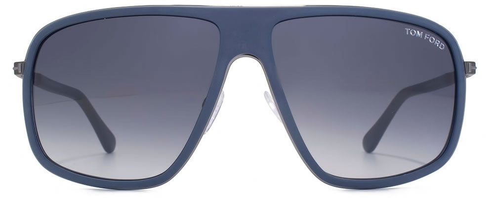 TOM FORD Men's Quentin Smoke Blue Sunglasses
