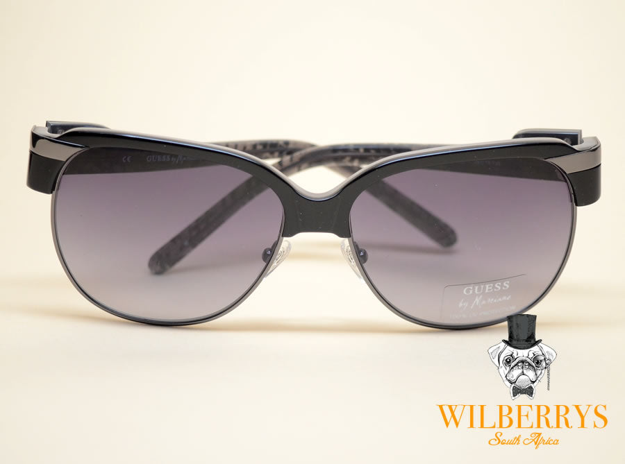 GUESS by MARCIANO Women's Textured Wayfarer Sunglasses