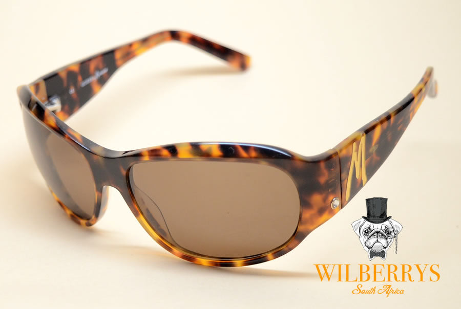 GUESS by MARCIANO Women's Tortoise Wrap Sunglasses (Bidding opens @ R1)