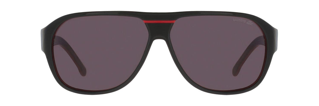LACOSTE Men's Retro Red Trim Aviator Sunglasses (Bidding @ R1)