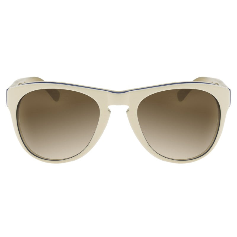LACOSTE Unisex Semi Rounded Crema Acetate Sunglasses (Bidding @ R1)
