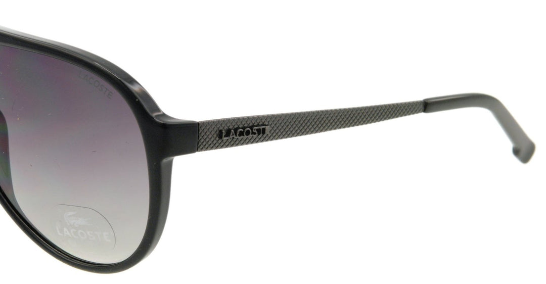 LACOSTE Men's Black Acetate Croco Aviator Sunglasses (Bidding @ R1)
