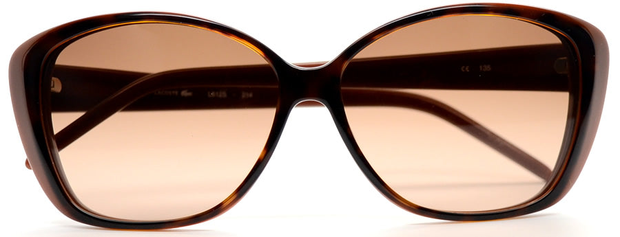 LACOSTE Women's Brown Butterfly Acetate Sunglasses (Bidding @ R1)