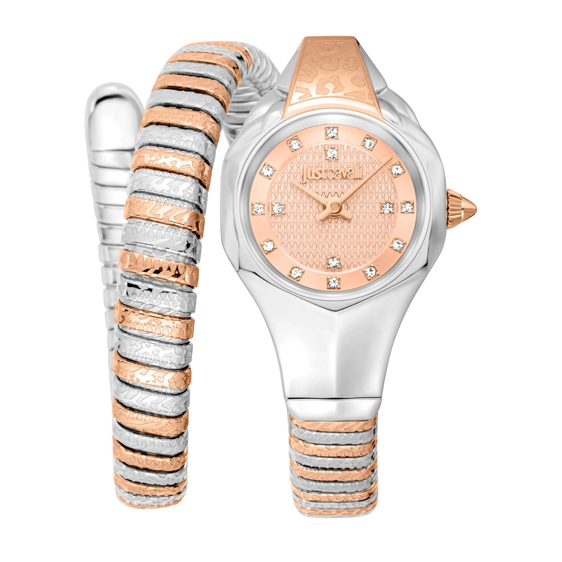 Just Cavalli Signature Snake Amalfi Two Tones RG Salmon image 0