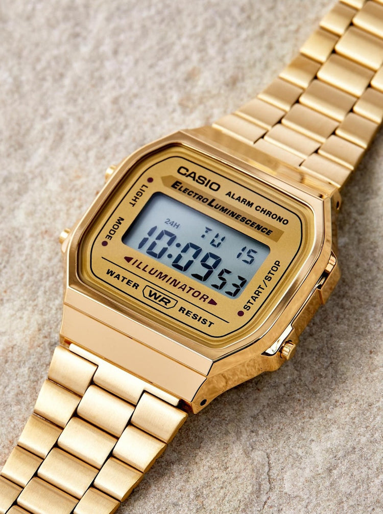 CASIO Vintage Retro Gold Watch A168WG-9WDF image 1