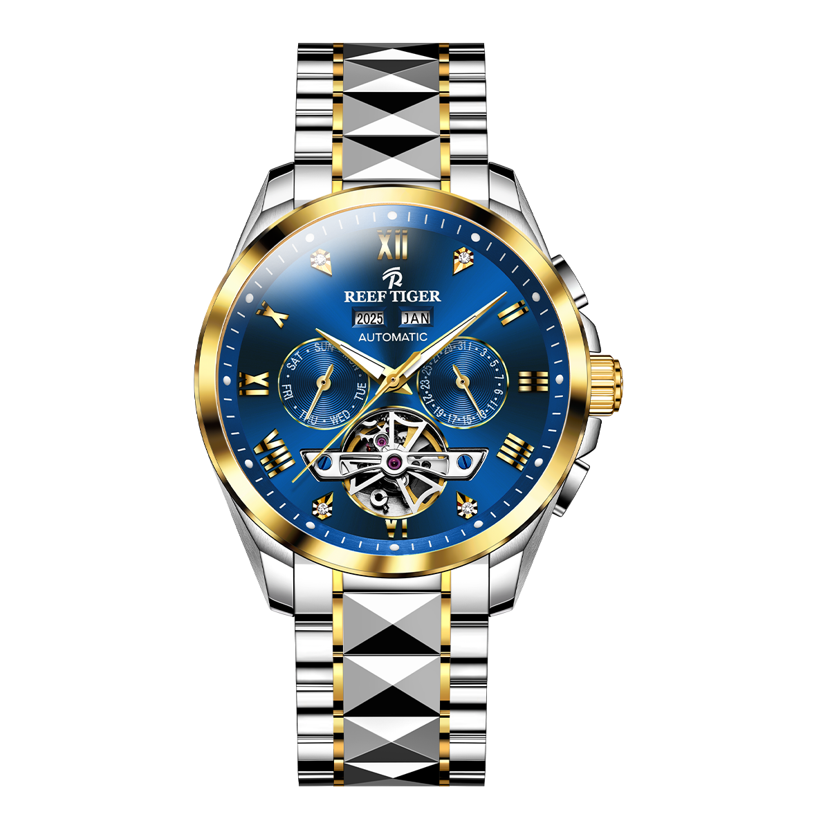 Reef Tiger Men's Classic Motion Day Date Automatic Watch RGA8235 image 0