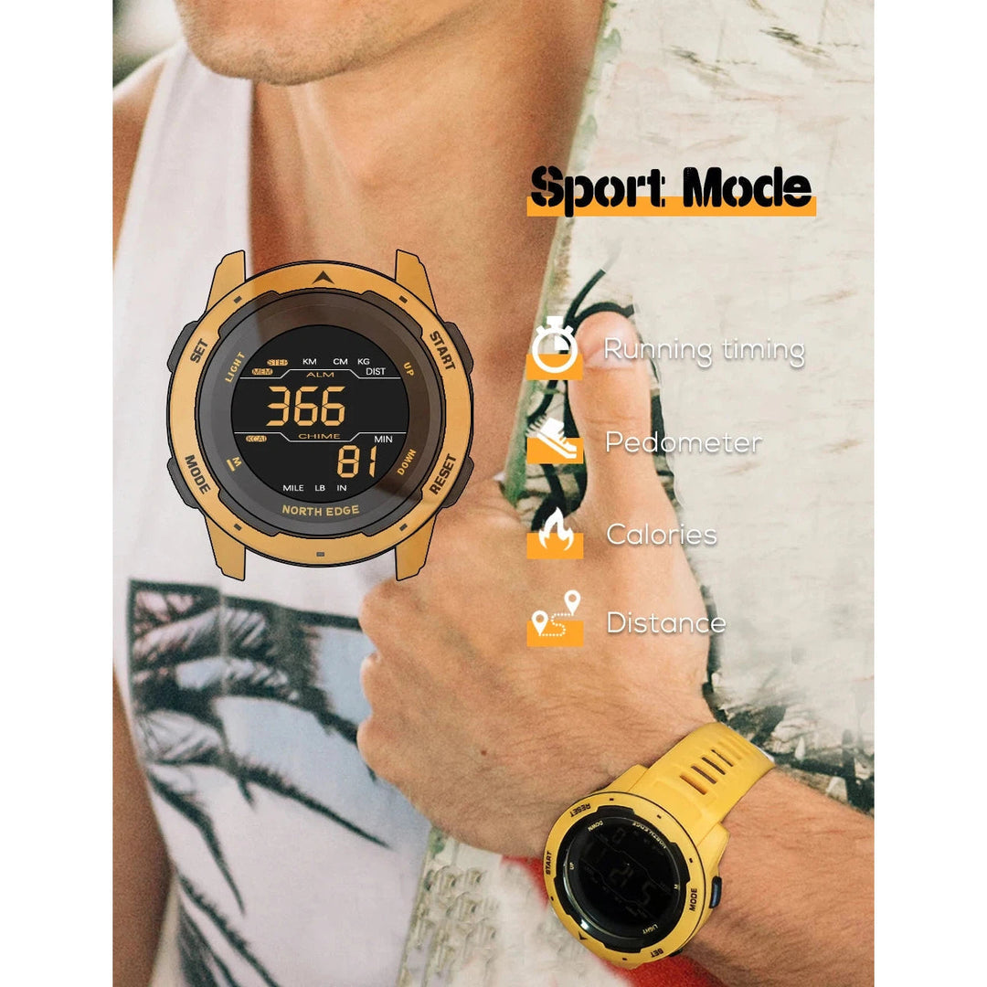 NORTH EDGE Tactical Mars Watch Yellow image 11