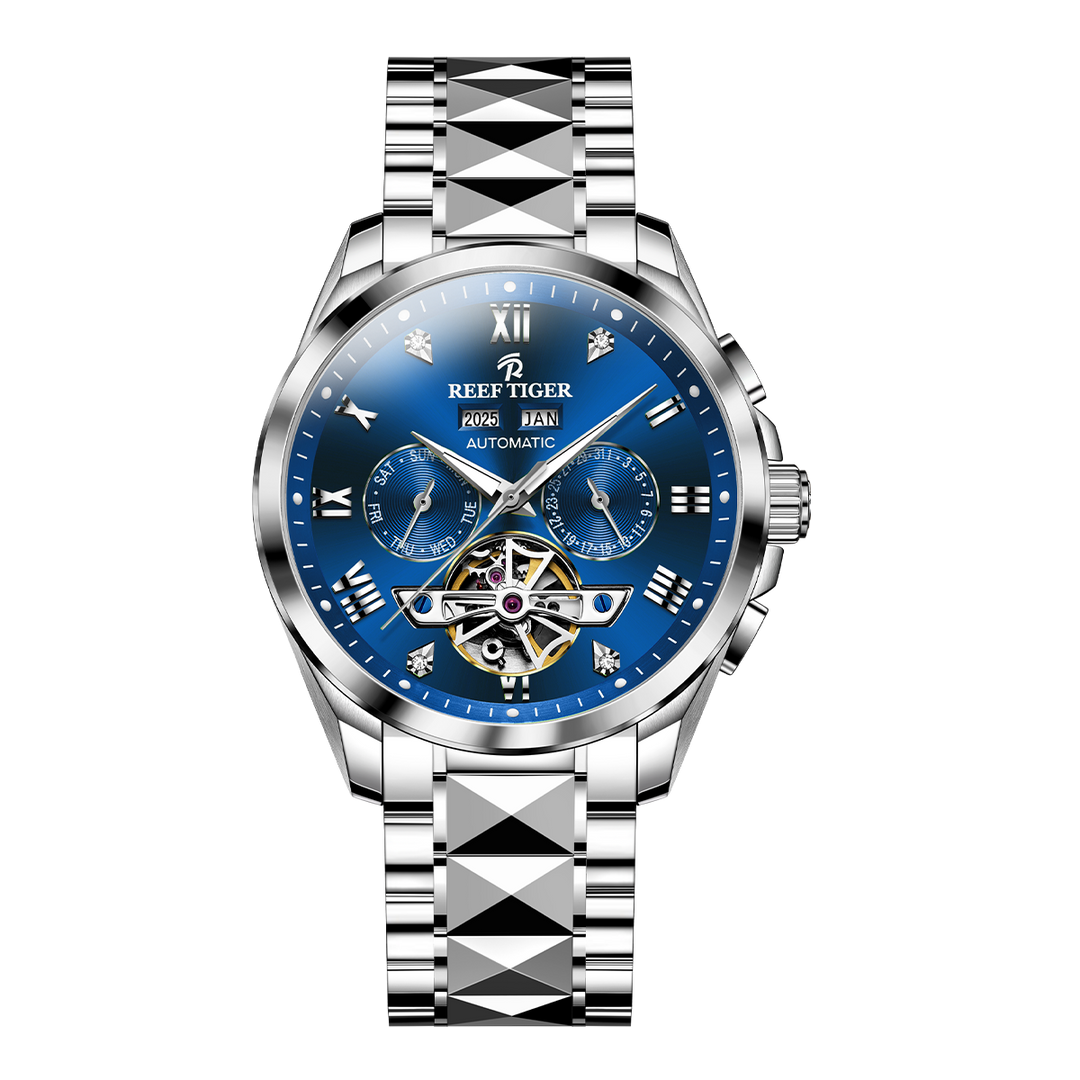 Reef Tiger Men's Classic Motion Day Date Automatic Watch RGA8235 image 0