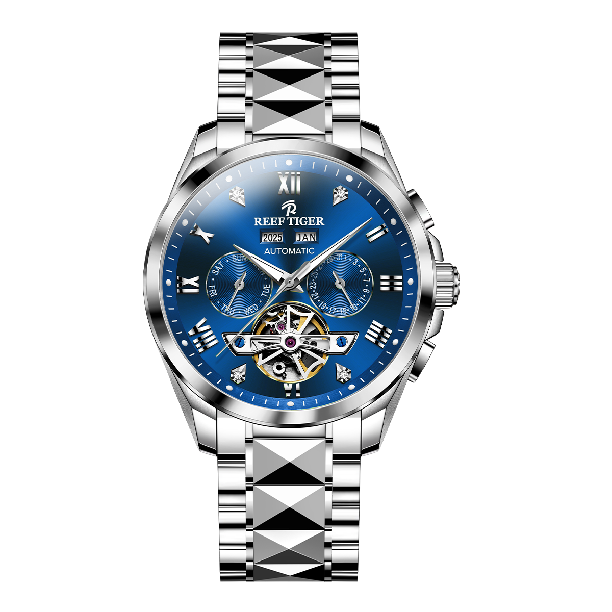 Reef Tiger Men's Classic Motion Day Date Automatic Watch RGA8235 image 0