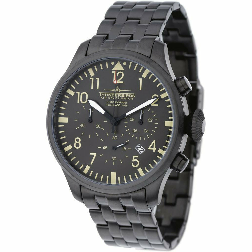 THUNDERBIRDS Historage Chronograph Black Edition Watch image 0