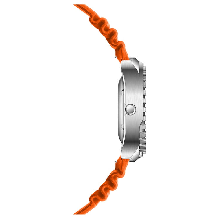 RIEDENSCHILD PRECISION INSRUMENTS GERMANY Divers Taucheruhr 1000m Helium Valve Watch Orange image 2