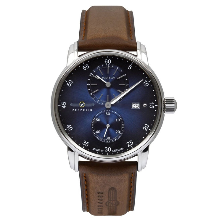ZEPPELIN Men's New Captains Line Automatic Leather Watch 86223 image 0