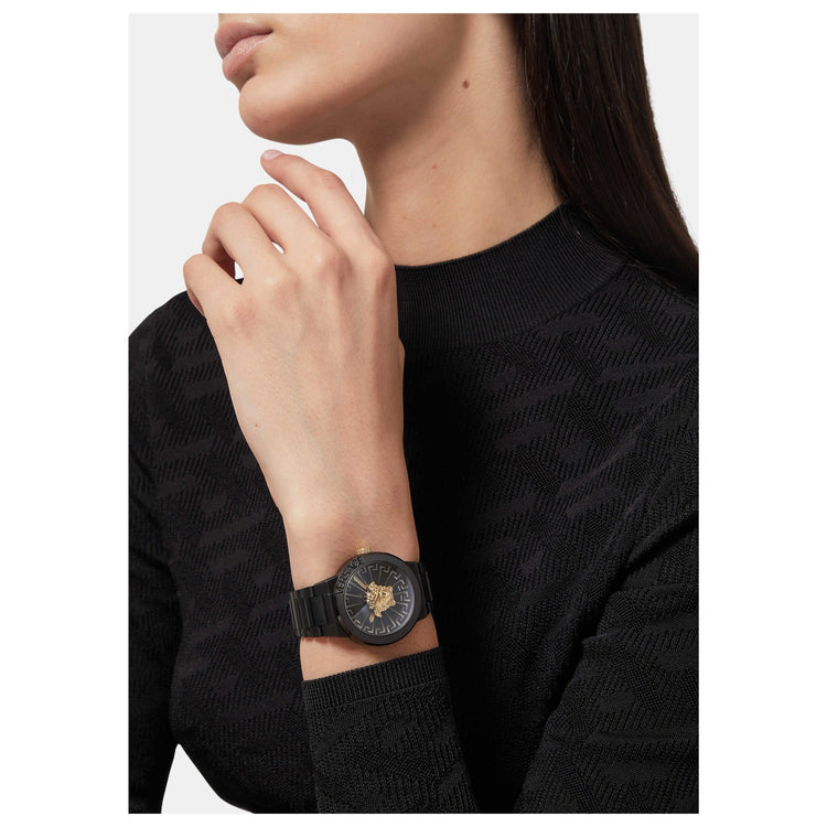 Versace Medusa Infinite Ladies Gold Watch image 3