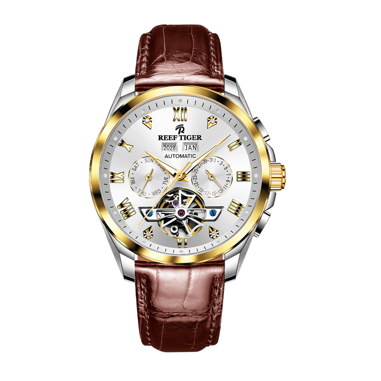Reef Tiger Men's Classic Motion Day Date Automatic Watch RGA8235 image 7