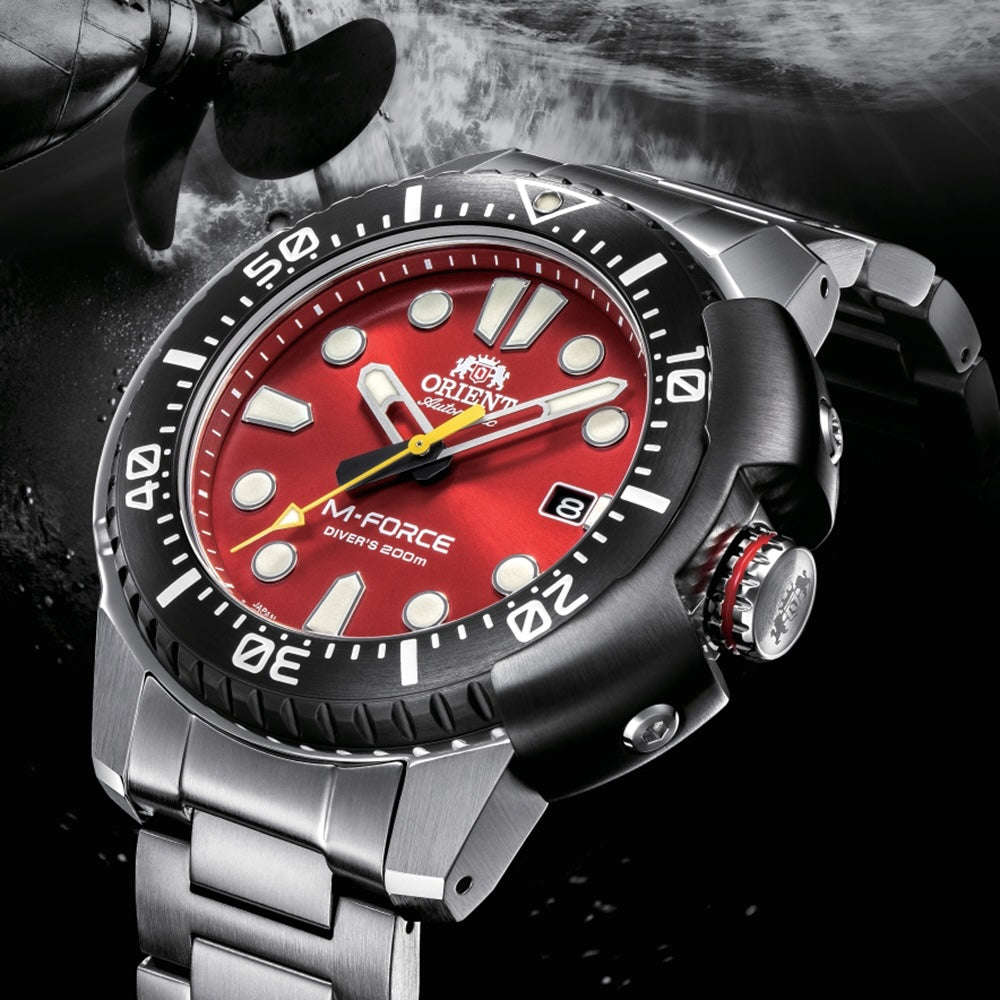 ORIENT Men's M-FORCE Automatic Divers Watch RA-AC0L02R00B image 1