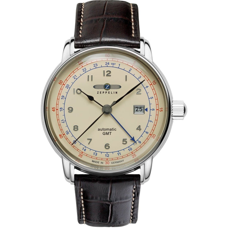 ZEPPELIN 7668-5 LZ126 Los Angeles Automatic Dual Time Watch image 0
