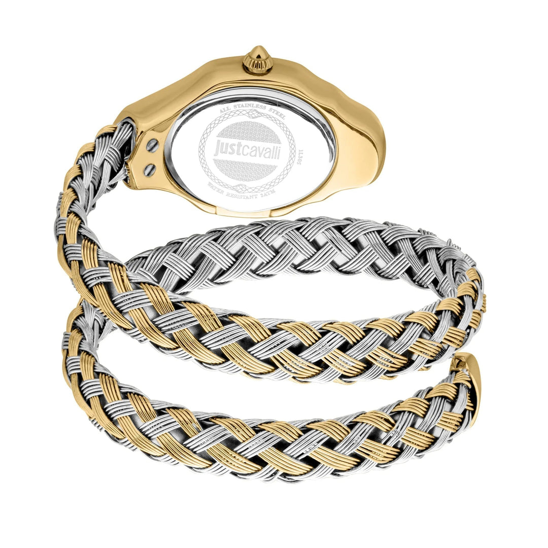 Just Cavalli Signature Snake Twined Two Tones YG MOP image 1
